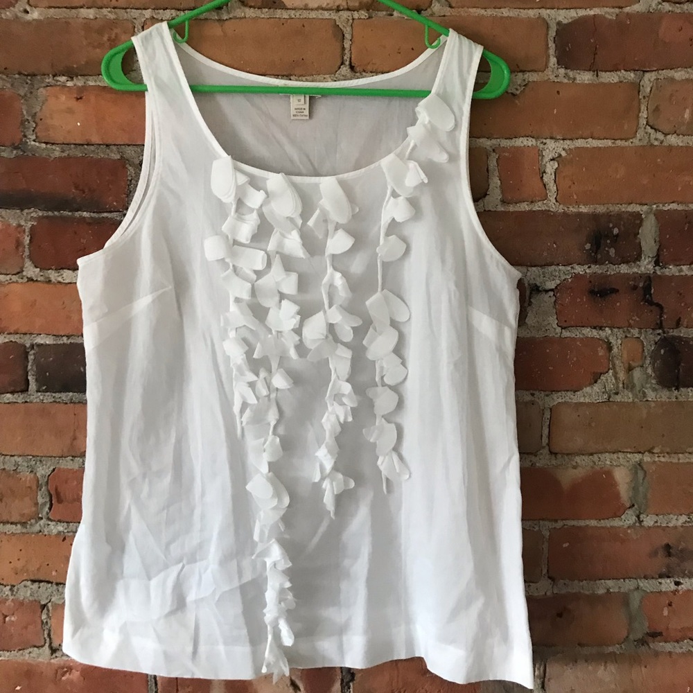 J. Crew Petal Vine Shell